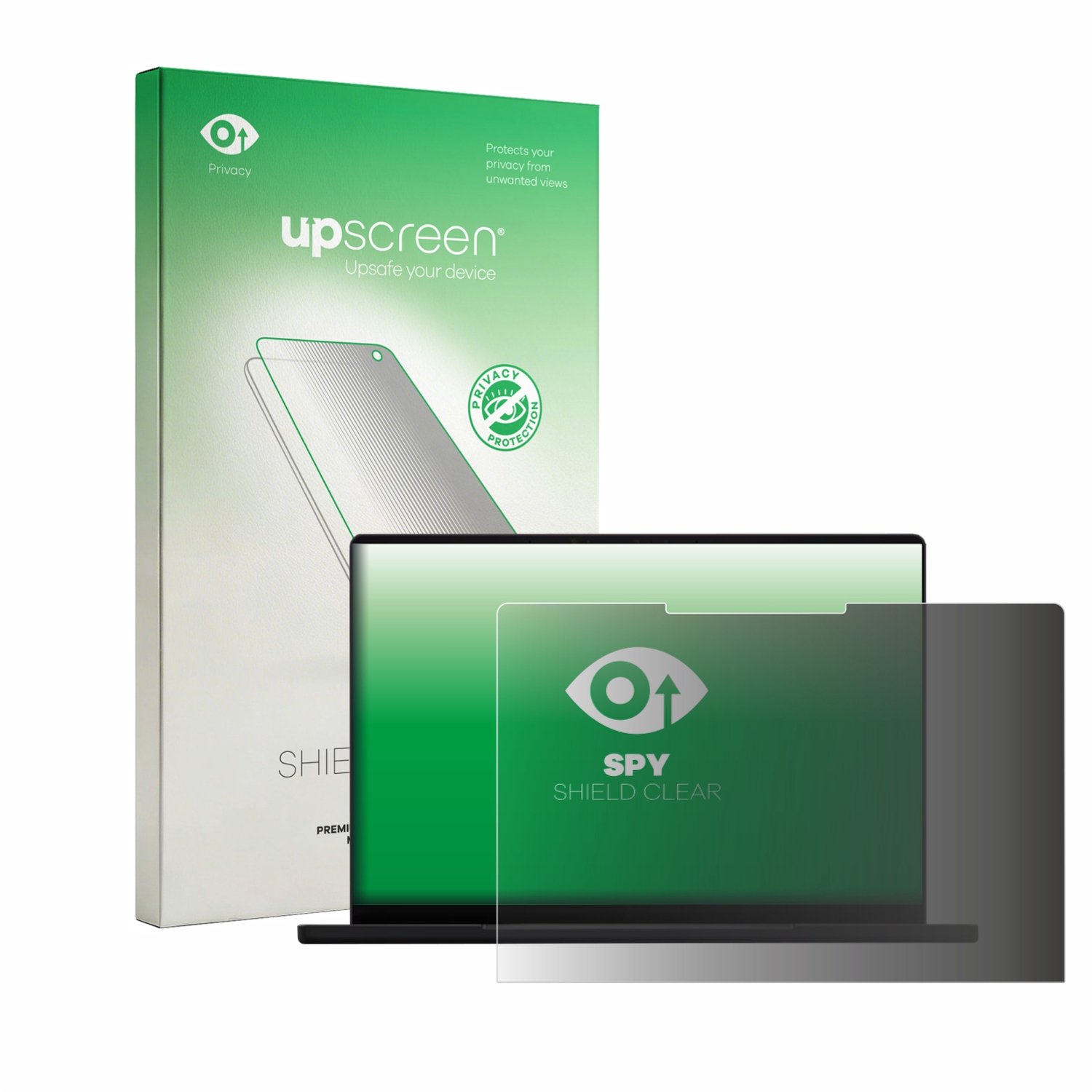 upscreen - privacy screenprotector voor ASUS ProArt P14 - Folie Beschermfolie Blauwlichtfilter