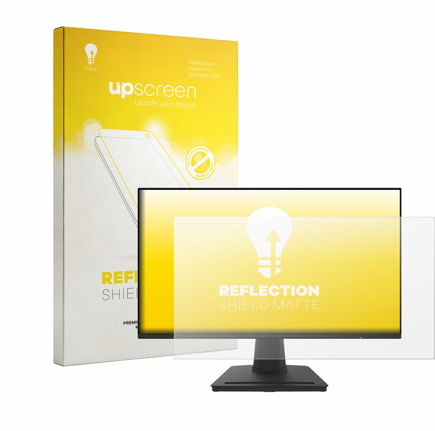 upscreen - Screenprotector voor MSI PRO MP252 - Folie Beschermfolie anti glare matte