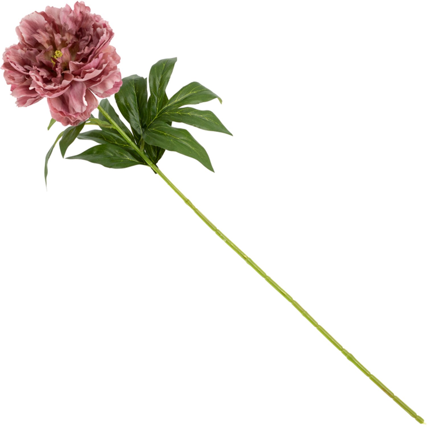 Kunstbloem pioen 68cm roze