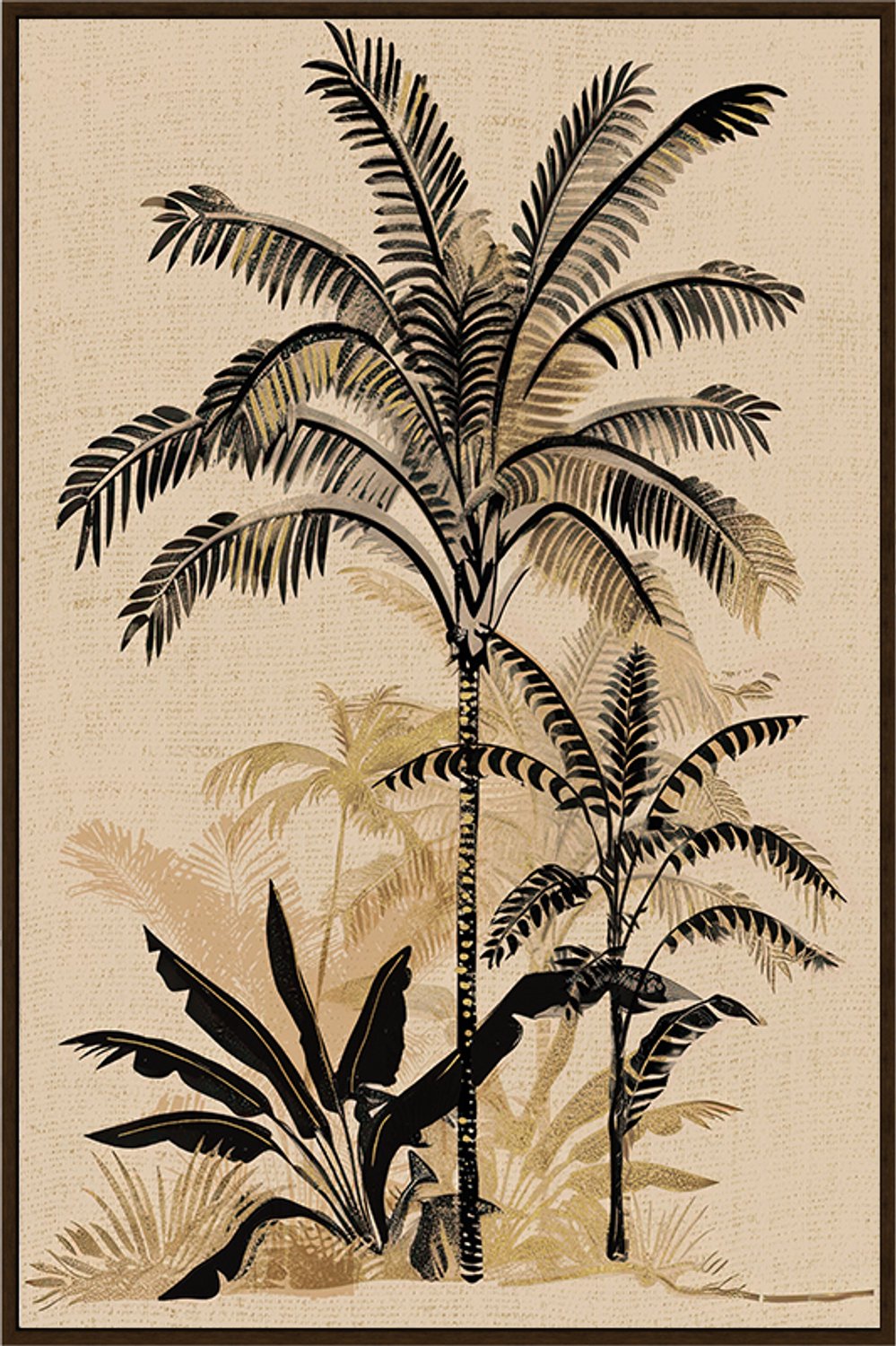 Schilderij palmbomen