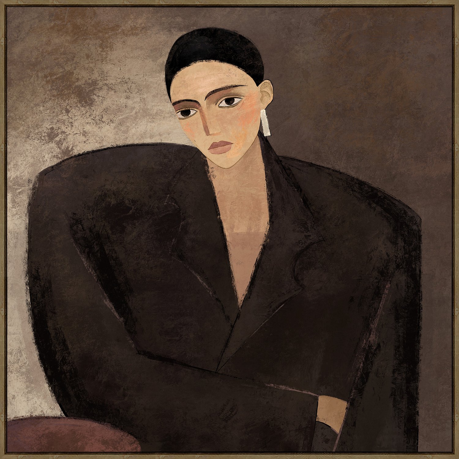 Schilderij midnight muse