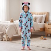Minnie Mouse Coral-Fleece Onesie - Maat 98/104- Coral fleece - Blauw