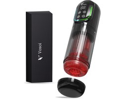 Vosoi Masturbator voor Man met AI App - Pocket Pussy met Zuigmodus - Sex Toys voor mannen- Blowjob Simulator - 343 Standen - Automatische Mastubator