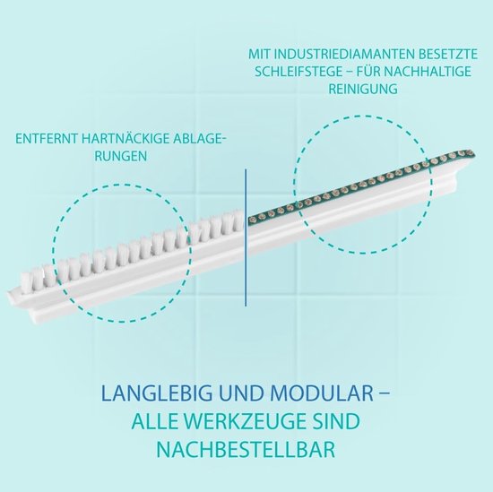 Voegenborstelset - Zwart - 2 x 3 mm - Ergonomische Tegelvoegenreiniger - Voor Badkamer, Keuken en Toilet — afbeelding 4