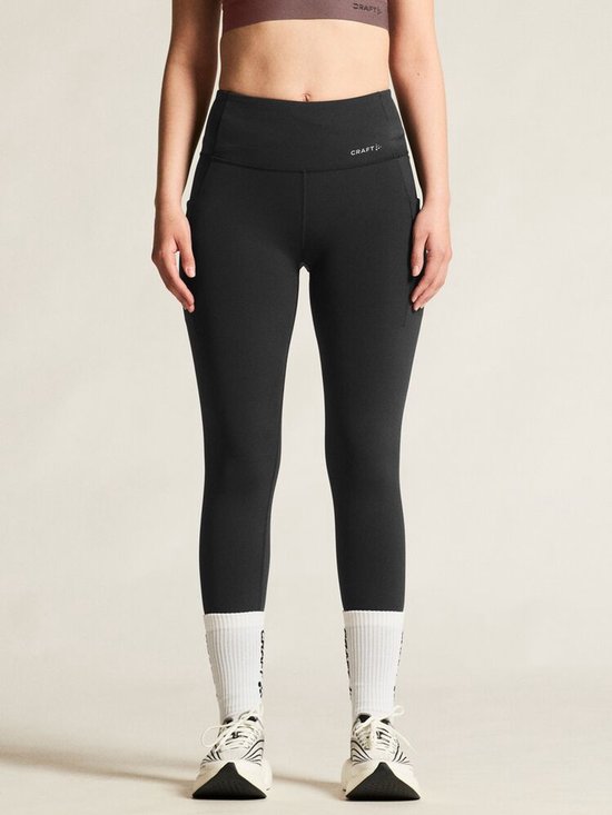 CRAFT ESSENCE TIGHTS 3 W Dames Sportlegging - Zwart van Merkloos — afbeelding 3