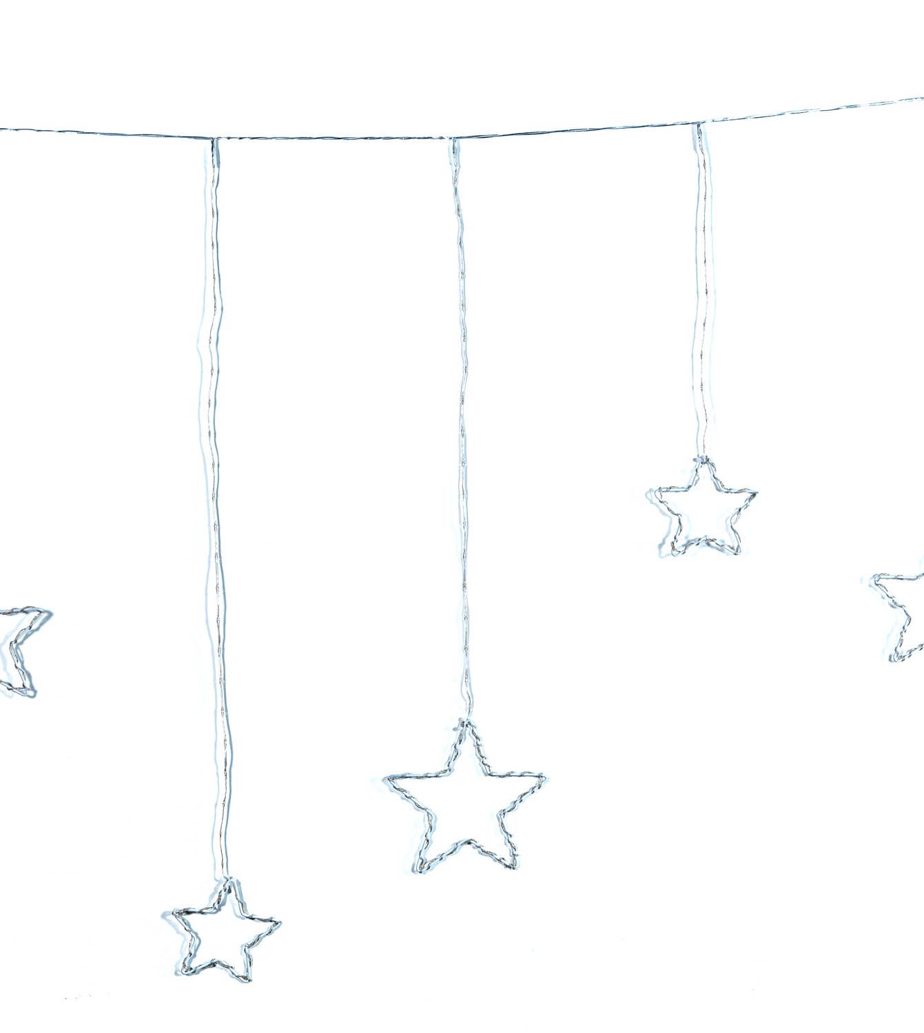 Anna's collection - Wire Star-Curtain 738L400X80 cm Led Classic War...