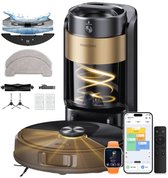 Proscenic QQ20 Plus - Robotstofzuiger met Dweilfunctie - Robotstofzuiger met Reinigingsstation - 18000 Pa Zuigkracht
