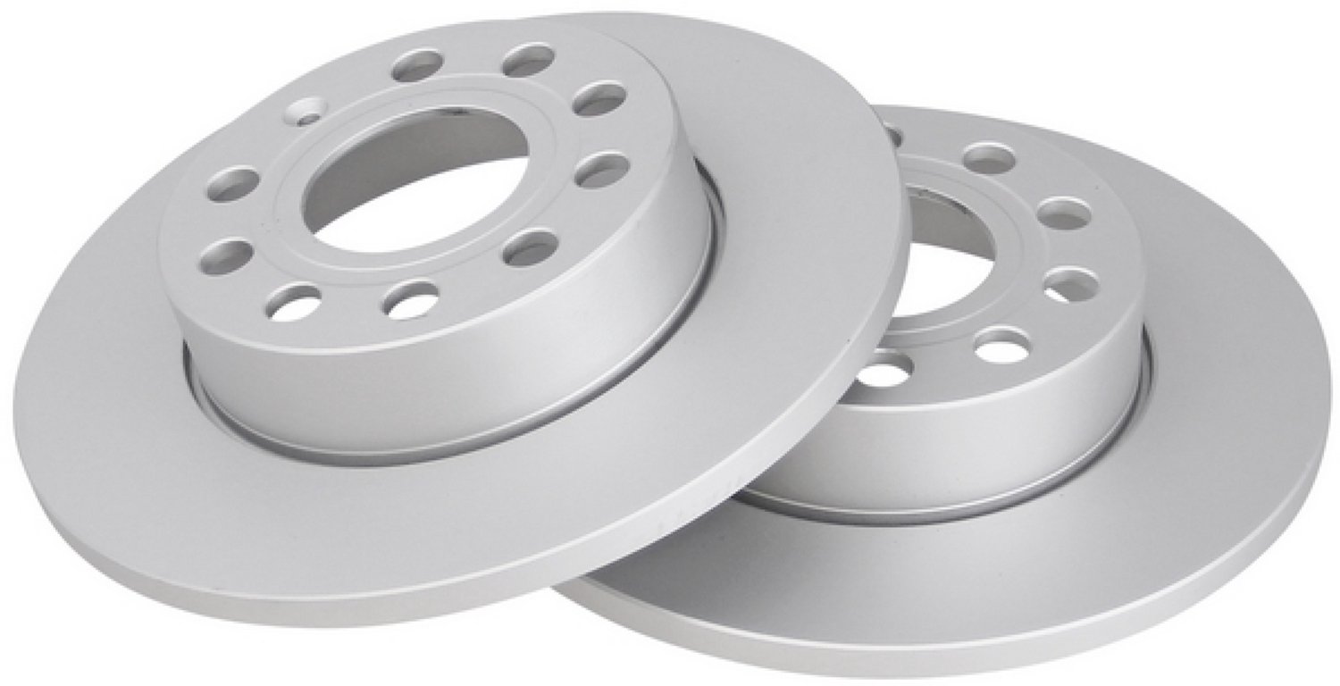 A.B.S. 17547 Remschijven achter, set van 2 - Volkswagen Golf 5/6, Audi A3 8P - 256 mm - massief
