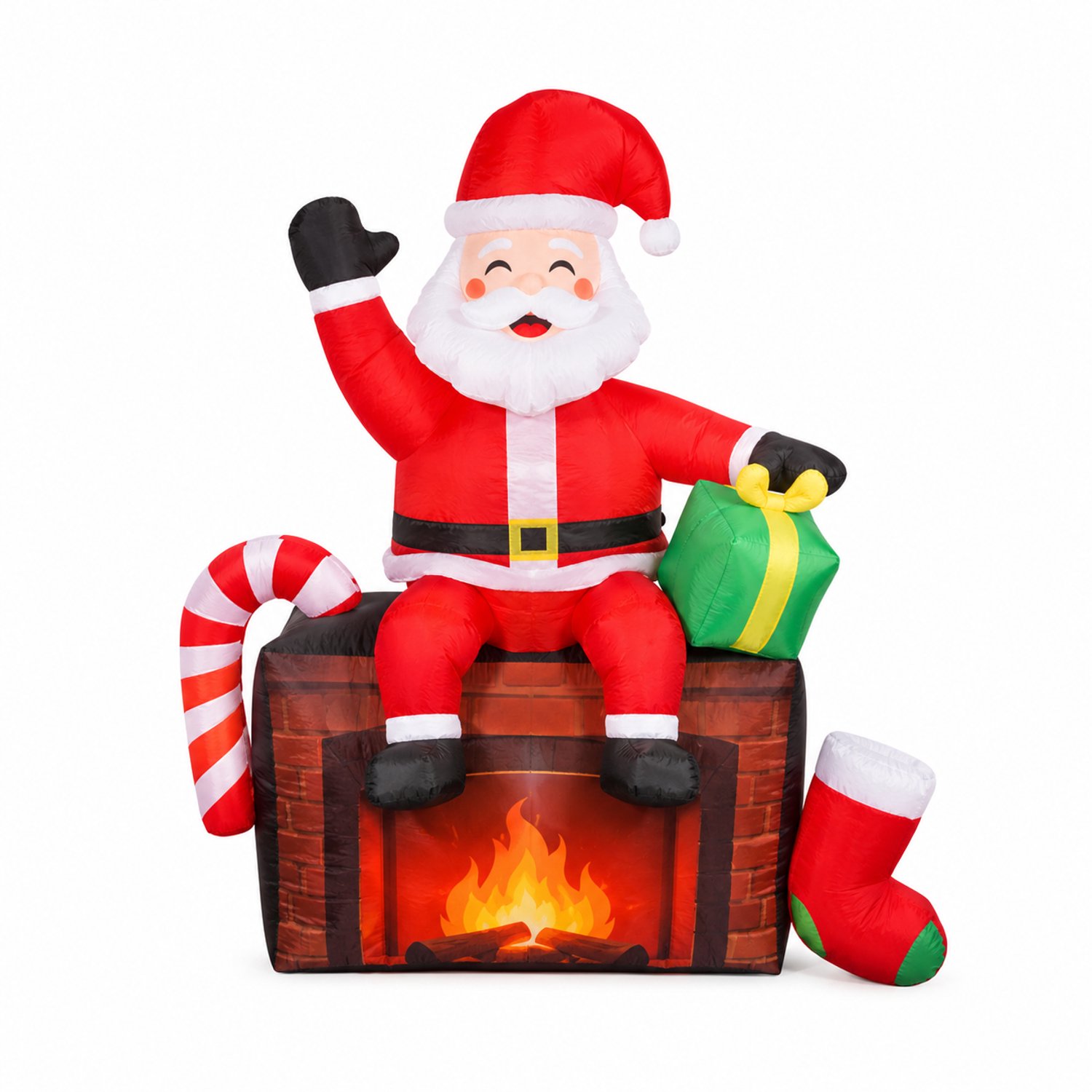 Lamor Opblaasbare kerstdecoratie - Kerst decoraties - Kerstmis - Kerstman - Kerstversiering - 180 x 164 x 60 cm - Binnen en buiten