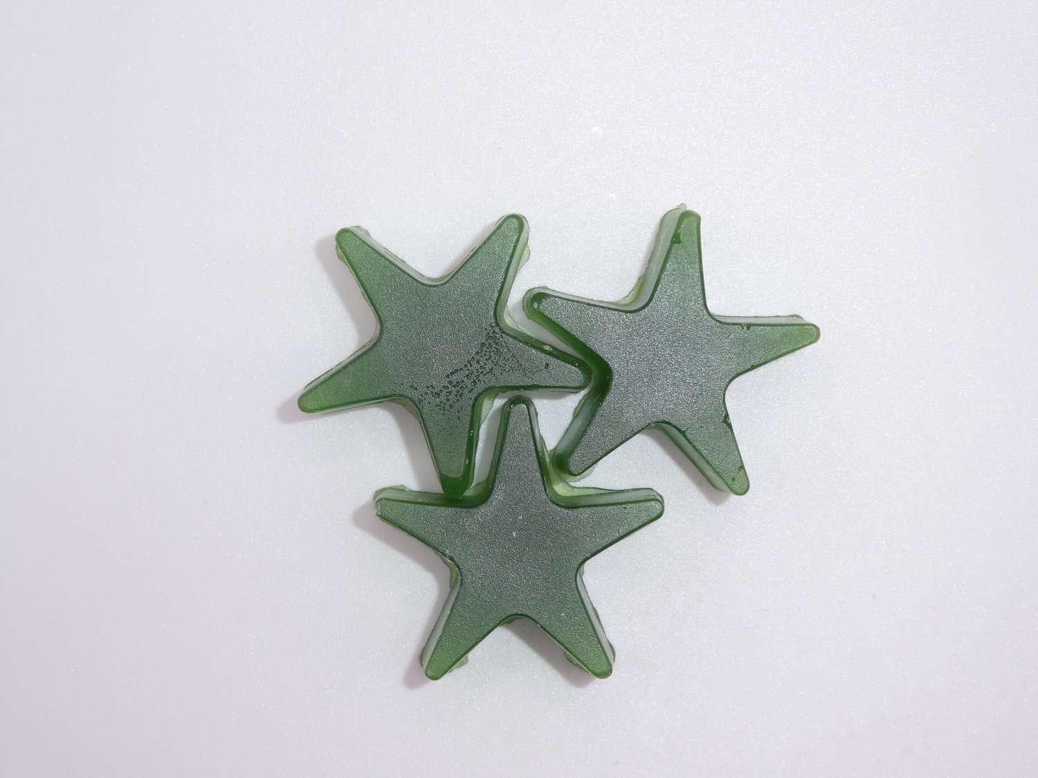 Wax melts sterren 3 stuks groen granny smith geur