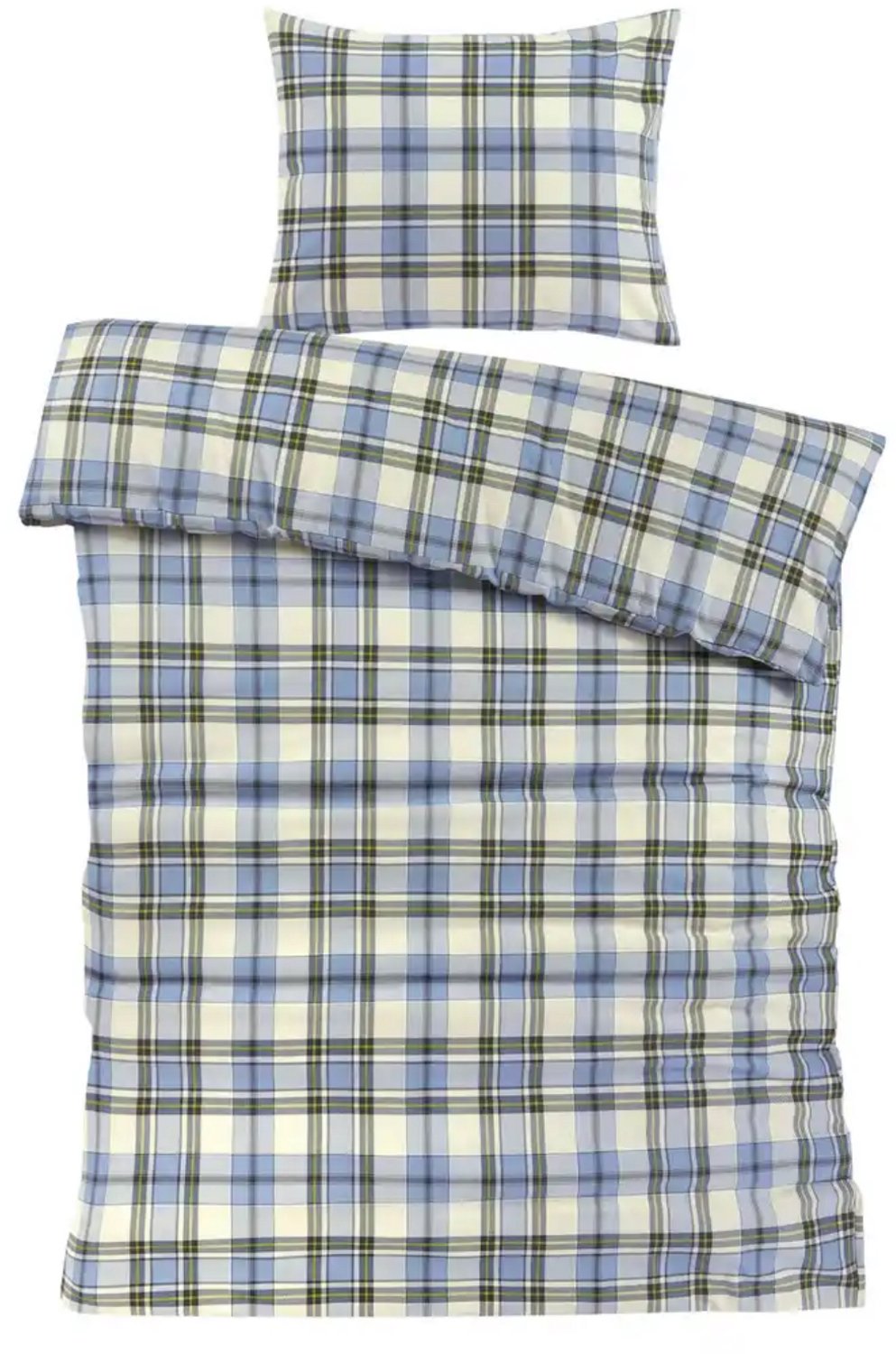 Day Dream Droomtextiel Flanel Dekbedovertrek Felip - 140x200/220 cm - Groen