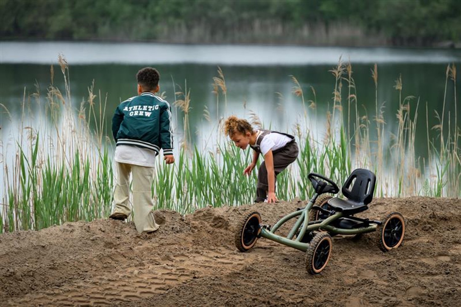 BERG Buddy Trail Green - 3+ Jaar - Verstelbare Stoel - Luchtbanden - Groen — afbeelding 5