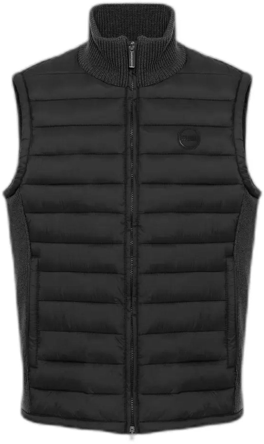 Mouwloze Vest met Ribbels Mesh Panelen Colmar 8ZX Zwart