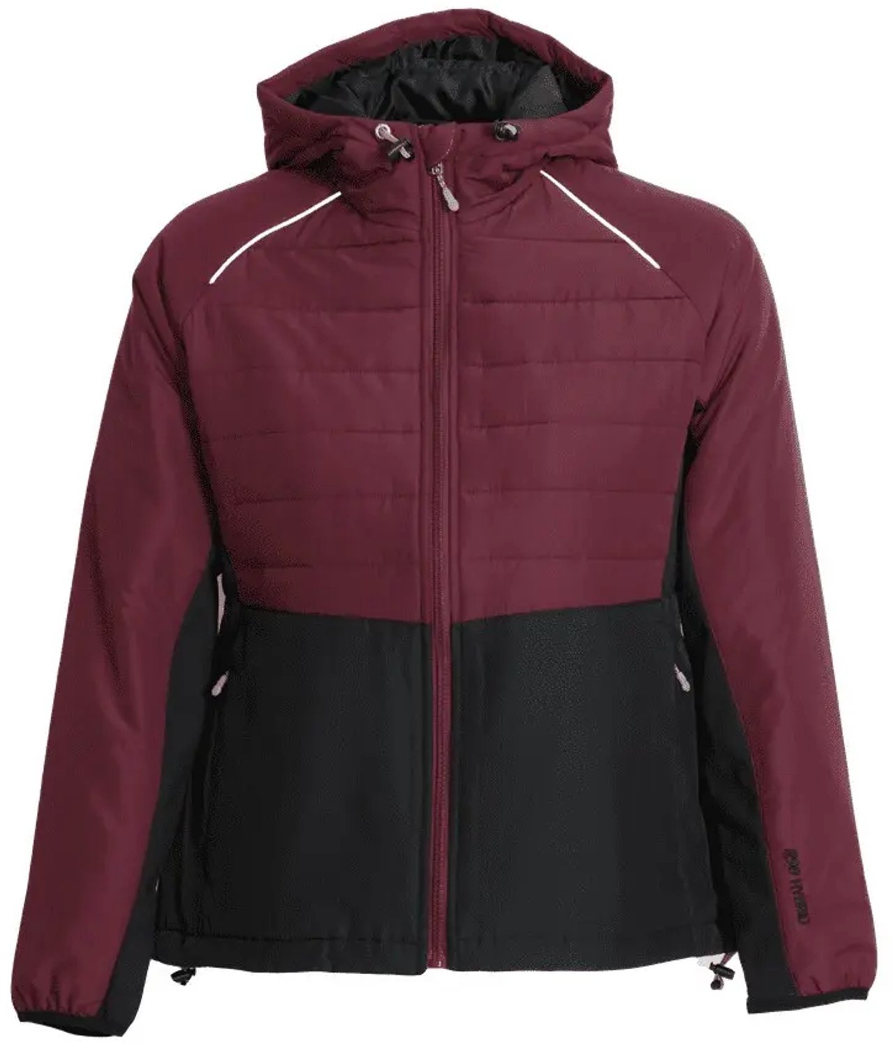 Damesjack met capuchon Dobsom R90 Hybrid Rood