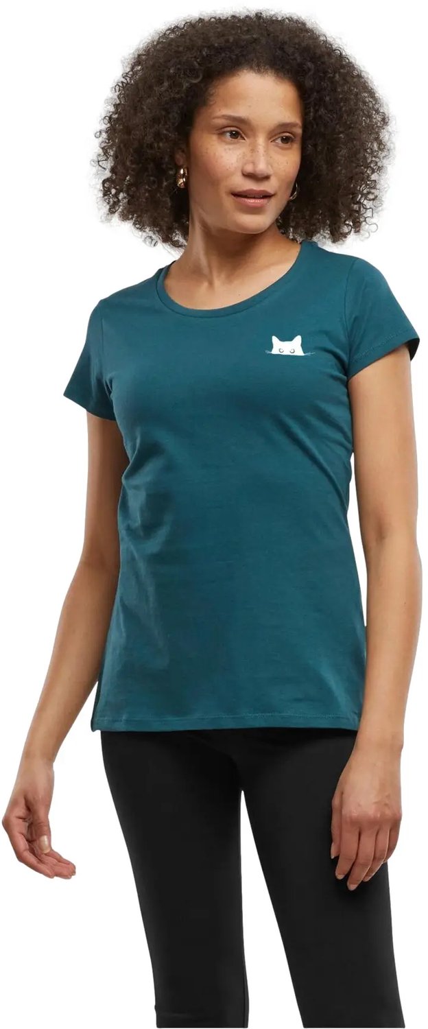 T-shirt dames Urban Classics Cat Basic Taling