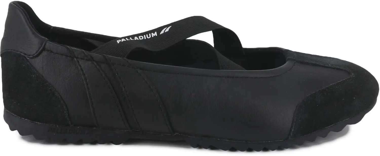 Damestrainers Palladium Racer Ballerina Lth Zwart
