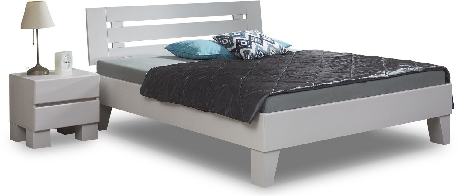 bed box Wonen Massief beuken houten bed Roese Premium 180x210 cm Natuur gelakt