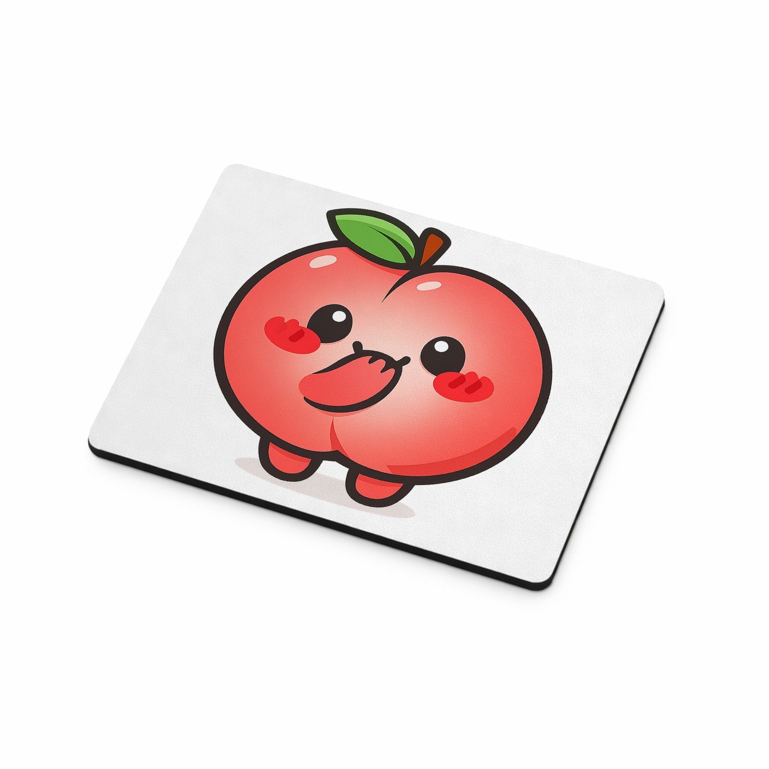 Mr Cadeautjes MDF magnetische fotolijst 9 x 7 - design Een schattige maar een tikje brutale fruitfiguur met een ver | cadeau Wit