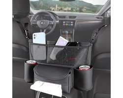 Autostoelaccessoires - Autostoelorganizer - Auto-organizer tussen de voorstoelen - opbergtas voor in de auto - handtashouder voor autostoelen - auto-organizer - grote organizer voor de achterbank