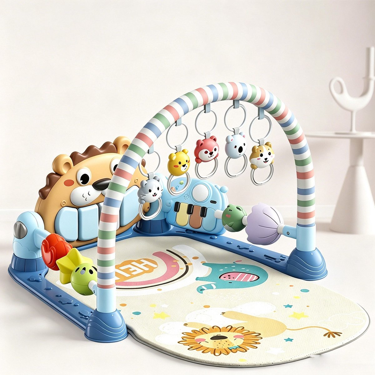 IBETTERTEC Babygym met Piano en Speelboog - Muziek en Licht