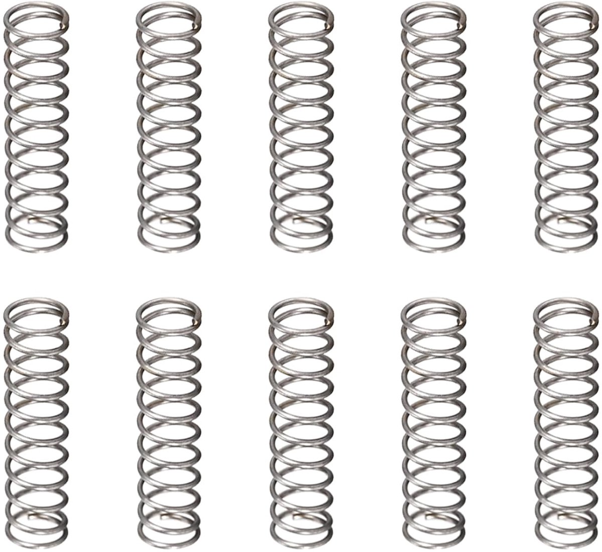 Compressievering 0,5 x 5 x 20 mm - staal - robuust en duurzaam - ideaal voor machines - ShopVlot