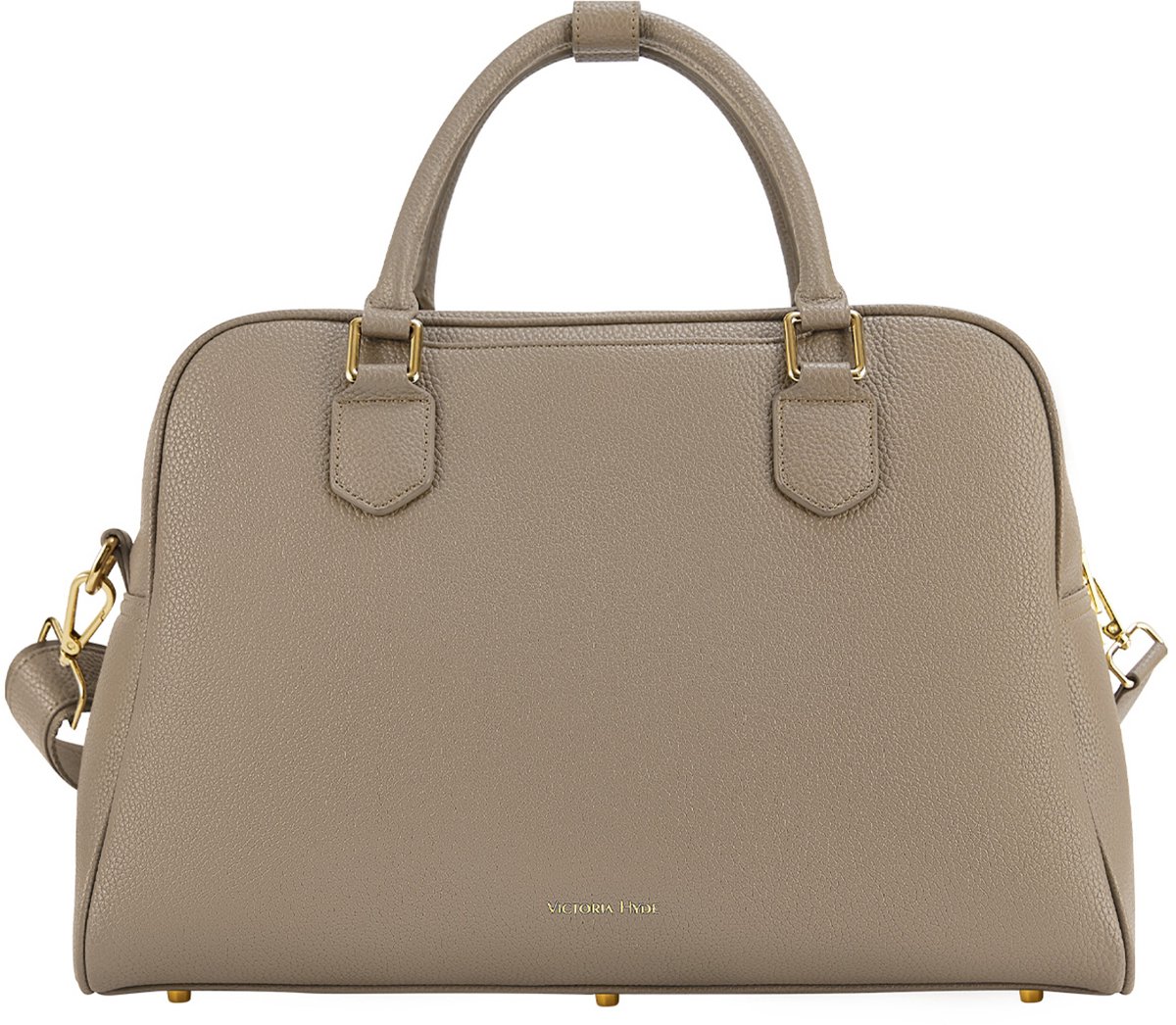 Victoria Hyde "Amal" - 3-in-1 advocaat tas - dames laptoptas - Werktas dames - 14 inch Laptopvak Ideale School Werk Business Tas - Ritssluiting - Nude