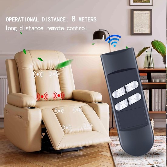 [1.5m Cable] Lift Chair Remote Control Replacement Compatible with Electric Lift Chair, Head Office Chair, Reclining - ShopVlot — afbeelding 2
