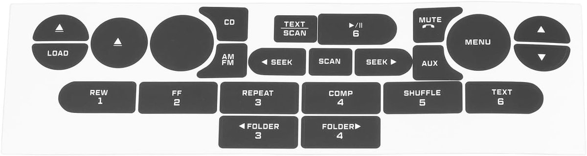 Compatibel met FORD F-150 Mustang Focus Explorer Expeditie Shaker Mat Zwart