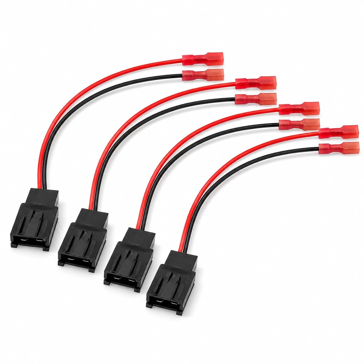 4 stuks auto luidsprekeradapters voor C2 C3 C4 C5 206 207 307 308 Partner Expert, luidspreker kabelboom adapter, deurluidspreker stekker aansluitkabel Plug and Play Car Hifi luidsprekeraccessoires