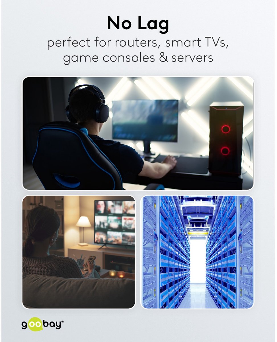 Goobay CAT 6 netwerkkabel, S/FTP (PiMF), geel, 0,15 m, kopergeleider (CU), halogeenvrije kabelmantel (LSZH)