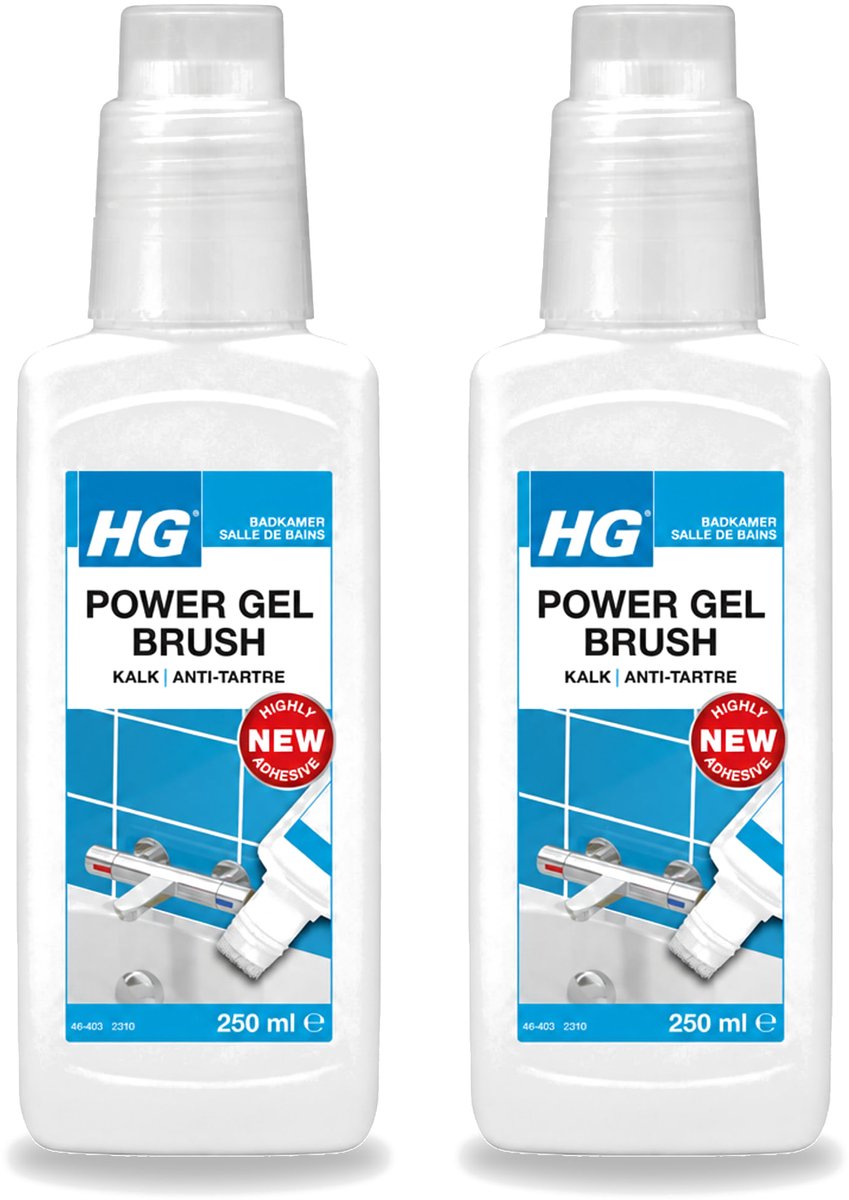 HG power gel brush kalk - 2 Stuks