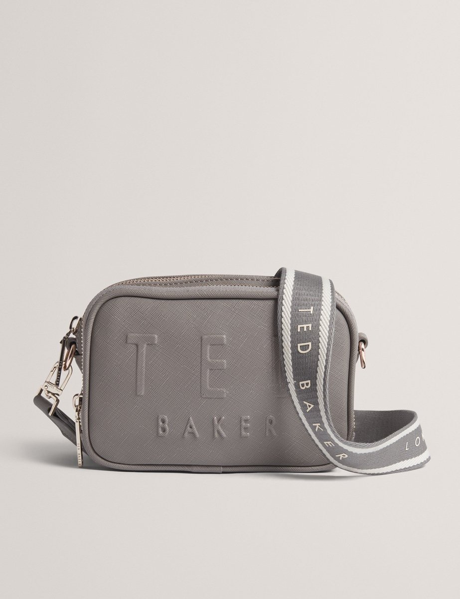 Ted Baker Lauli Webbing Detail Small Camera Bag - Grey