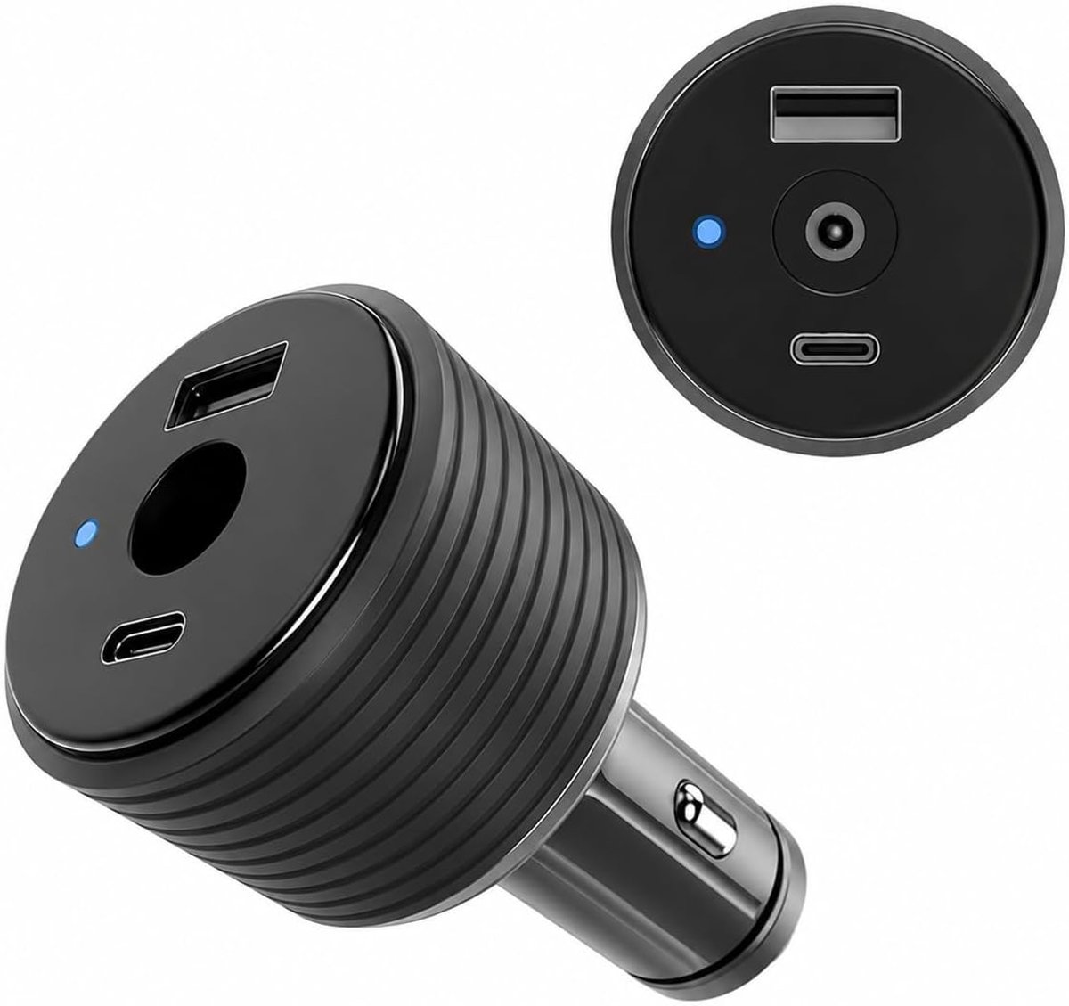 Mini auto-adapter 105 W, 12 V/24 V naar 30 V DC spanningsomvormer, auto-voeding met DC5521 uitgang & USB-C PD snel opladen, camper, stroomvoorziening accessoires voor Starlink Mini