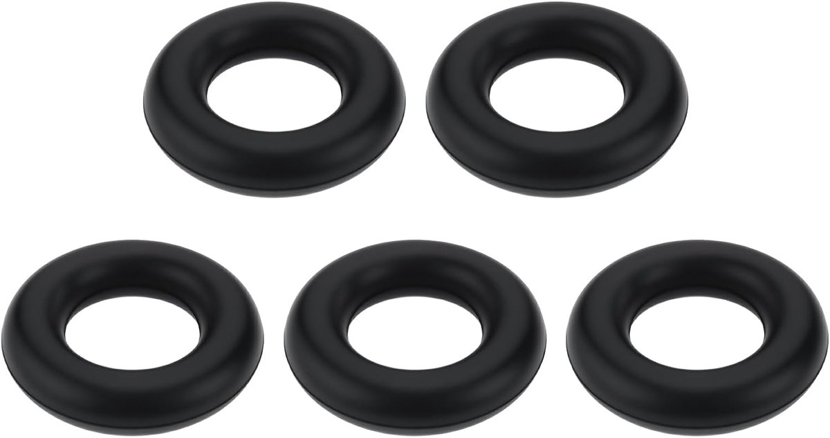 5PCS Exhaust Pipe Lifting Ring Rubber Exhaust Hanger 861253147 893253147F 028253137 Compatible with Audi 50/90/100/100 Avant