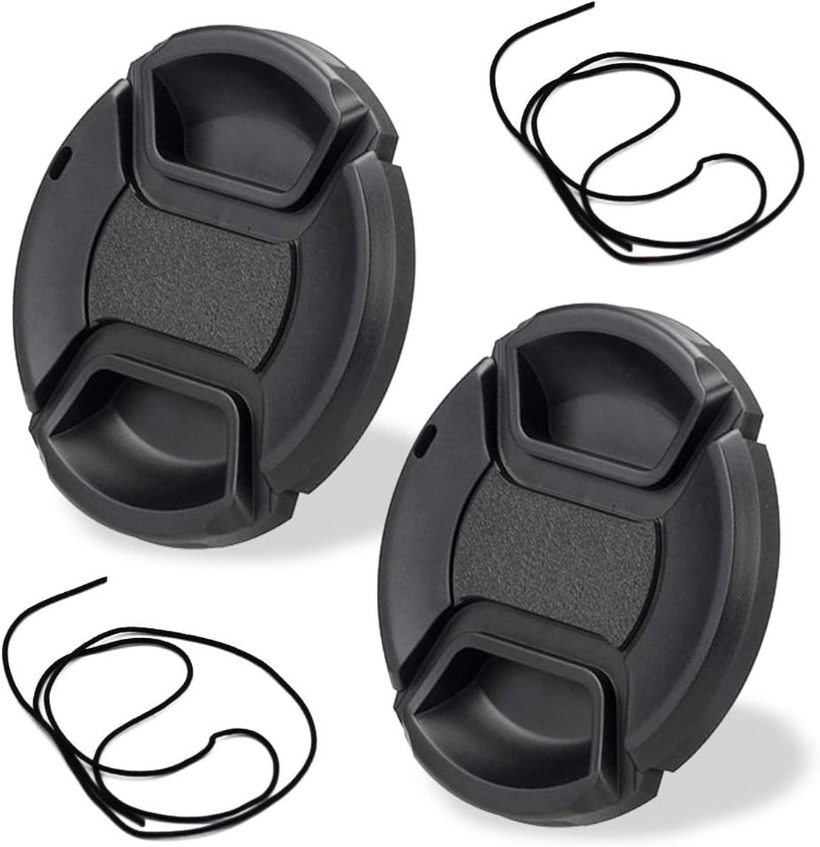 82mm Snap-On Lens Cap voor Sony FE 24-70mm f/2.8, FE 16-35mm f/2.8 voor Sony Alpha a7R IV, Center Pinch Cap voor Nikkor Z 24-70mm f/2.8 Lens voor Nikon Z9-2 Packs