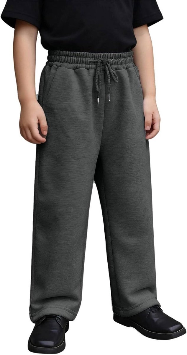 Broek voor jongens, kinderen, joggen, cargo, katoen, elastisch, hoge taille, casual, sport, chic, schoolbroek, herfst, A156
