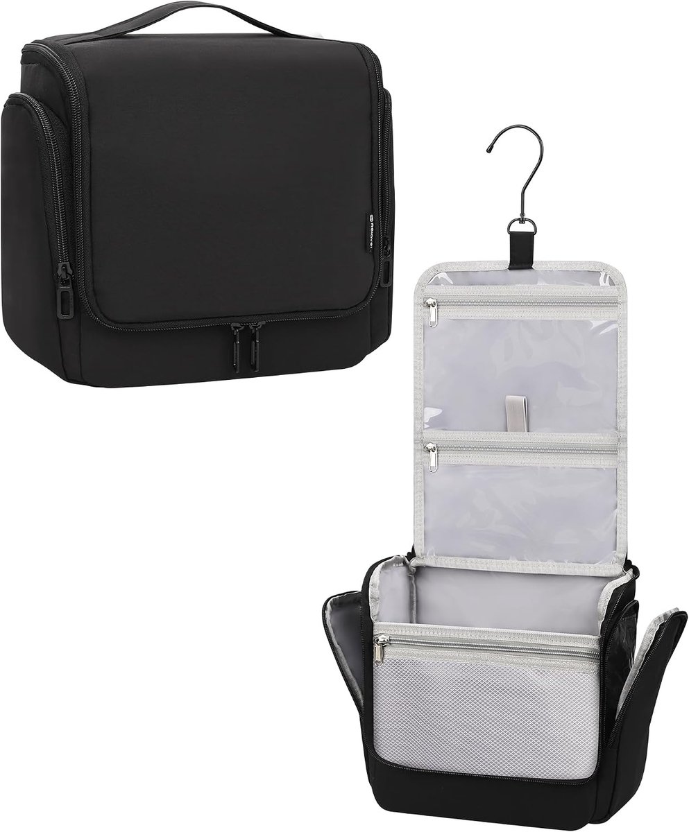 Toilettas voor mannen en vrouwen, waterdichte grote make-up cosmetica organizer opslag, scheerset douche badkamer hygiëne tassen, carry-on reisbenodigdheden