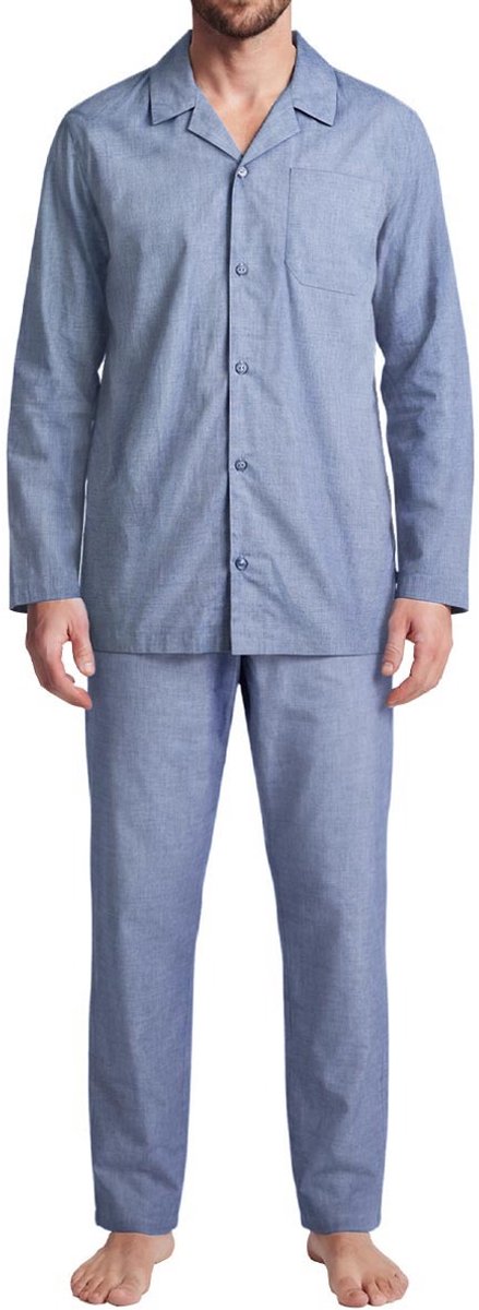Seidensticker Heren pyjama Classic Fil a Fil