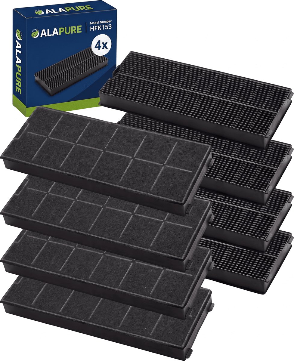 4x 153 Koolstoffilter voor CR240 / ACC918 / 34534 / 9188457010 / C00268402