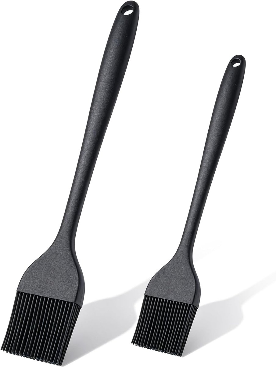 2 Stuks Bakkwasten, Siliconen Kwast, Bakkwast Siliconen