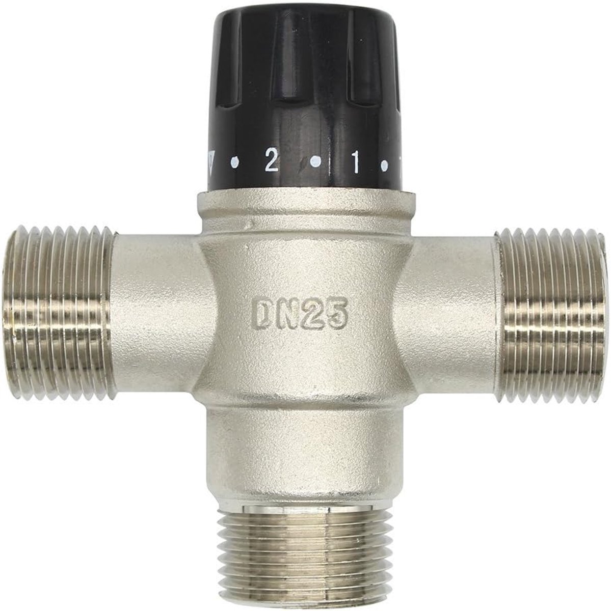 SnelShoppen - Thermostatische Mengkraan Douchekraan Thermostaat Mengventiel met Temperatuurregeling 35-55°C, 1/2" tot 1 1/2" Aansluiting - Ideaal voor