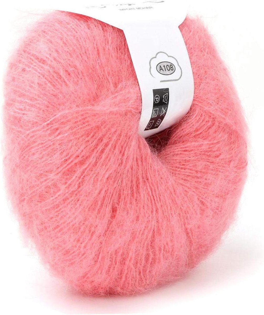 Mohair wol breigaren Warm Angora lang wol garen met haakwerk voor breien sjaals trui ambachten(32 meat meal)
