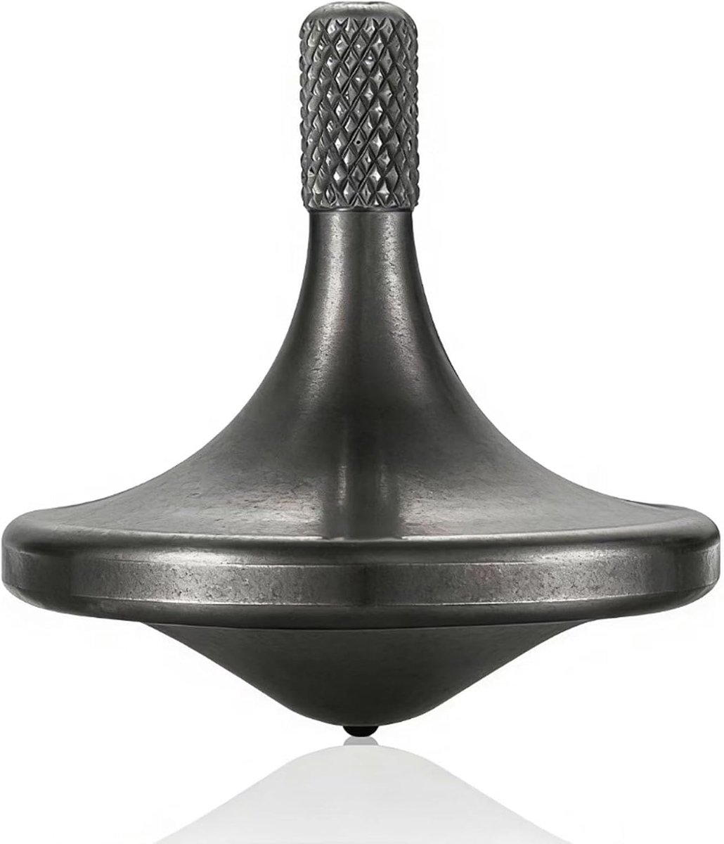 Gyroscoop van hoogwaardig fijn titanium, lange rotatie, meer dan 10 minuten, perfecte balans, goed afgewerkt, slijtvast, valbestendig (Mars wassteen grijs)