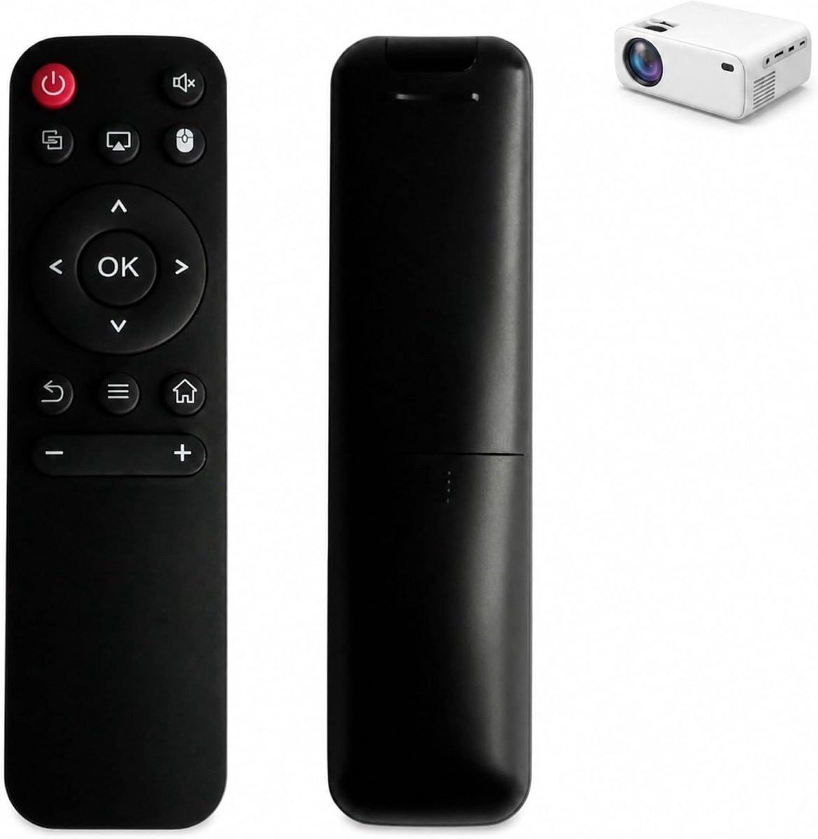 Afstandsbediening voor HY300 Pro projector - compatibel met Magcubic HY300 / HY320 / HY320 Mini, Gaimoo, Wowlink - vervangende infrarood afstandsbediening