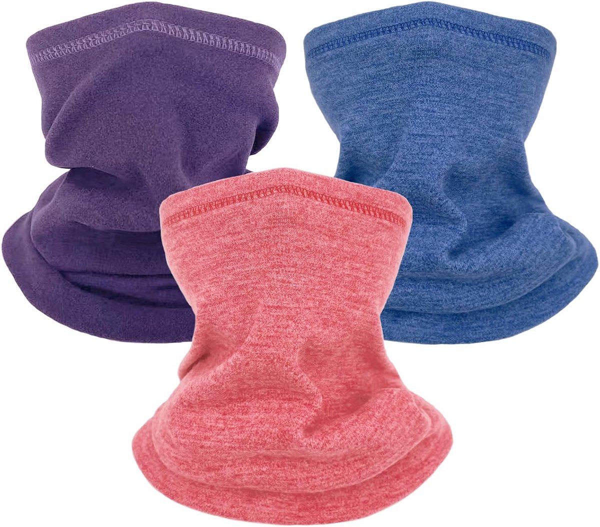 3 stuks loopsjaal voor kinderen, winter, colsjaal, halswarmer voor kinderen, winddicht, skimasker voor outdoor, skiën, fietsen