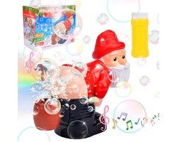 Fart Bubble Blower, Automatische Bubbelmachine, Kerstman Bubble Maker met Licht En Muziek Elektrische Bubble Blazer voor Kinderen Feest Speelgoed (C)