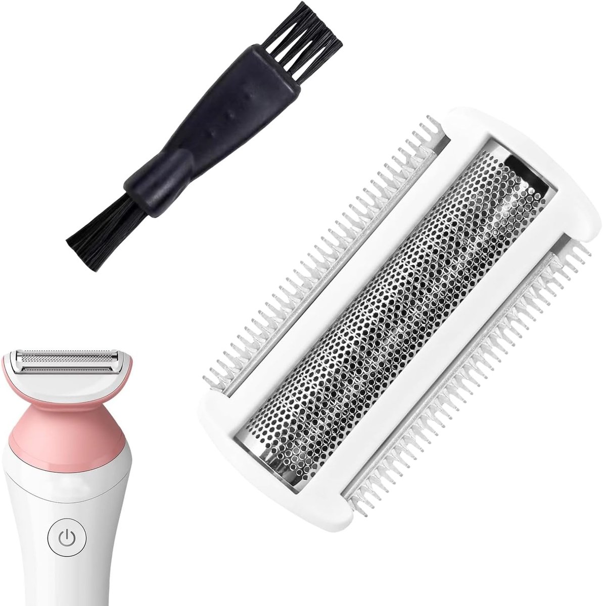 1 stuk scheerhoofd voor Brl130 Brl140 Bre620 Bre630 Bre634 Bre640 Bre650 Bre651 Bre652, scheerkop voor elektrische dames, reservekop voor lichaamshaarde, wit, accessoires