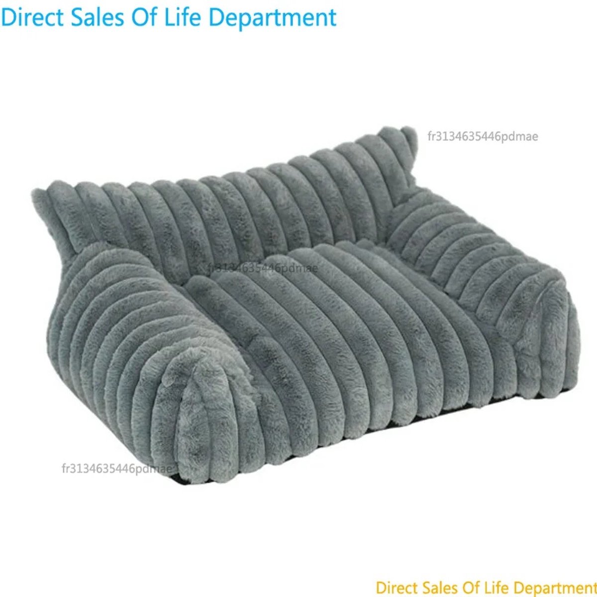 Bresht Kattenmand - Hondenmand - Zachte vulling - Machinewasbaar - Afneembare hoes - Antislip - Gebruiksklaar - 60 x 50 x 20 cm