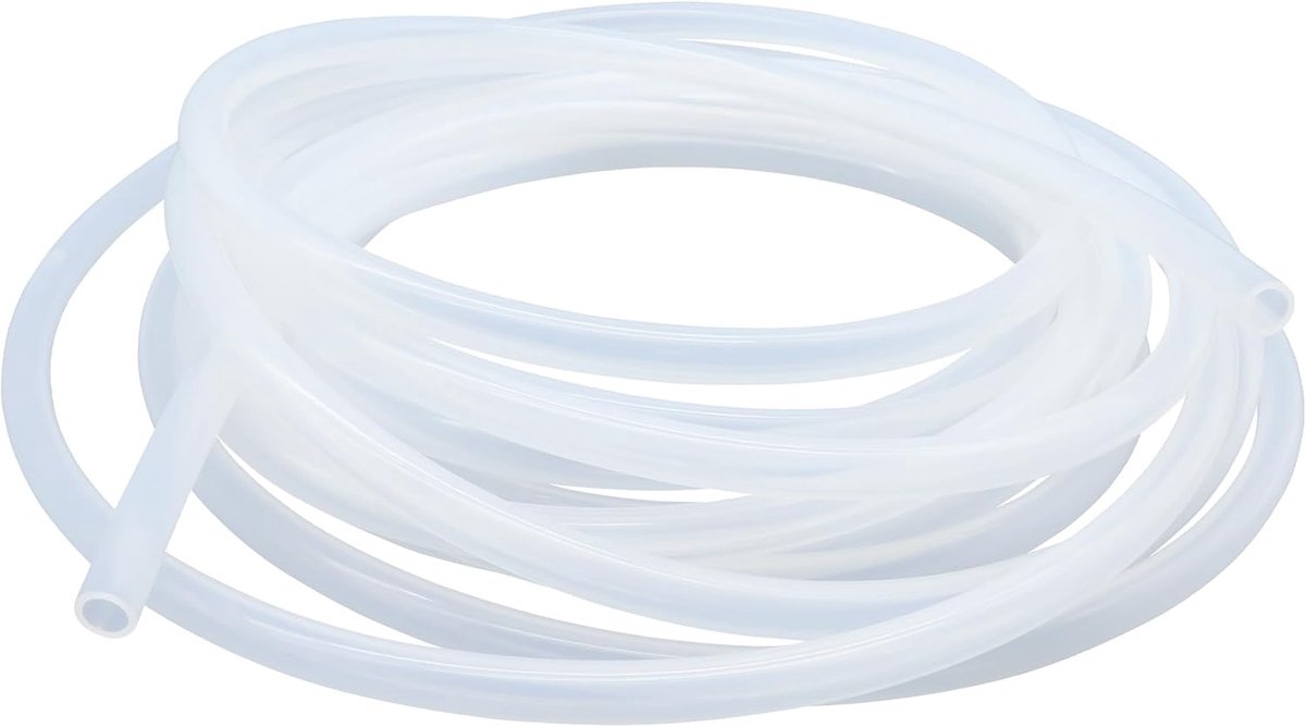Food Grade Slangen 8 mm binnendiameter x 12 mm buitendiameter 5 m (16,4 ft), flexibele siliconen rubberbuis Water Lucht Leidingen
