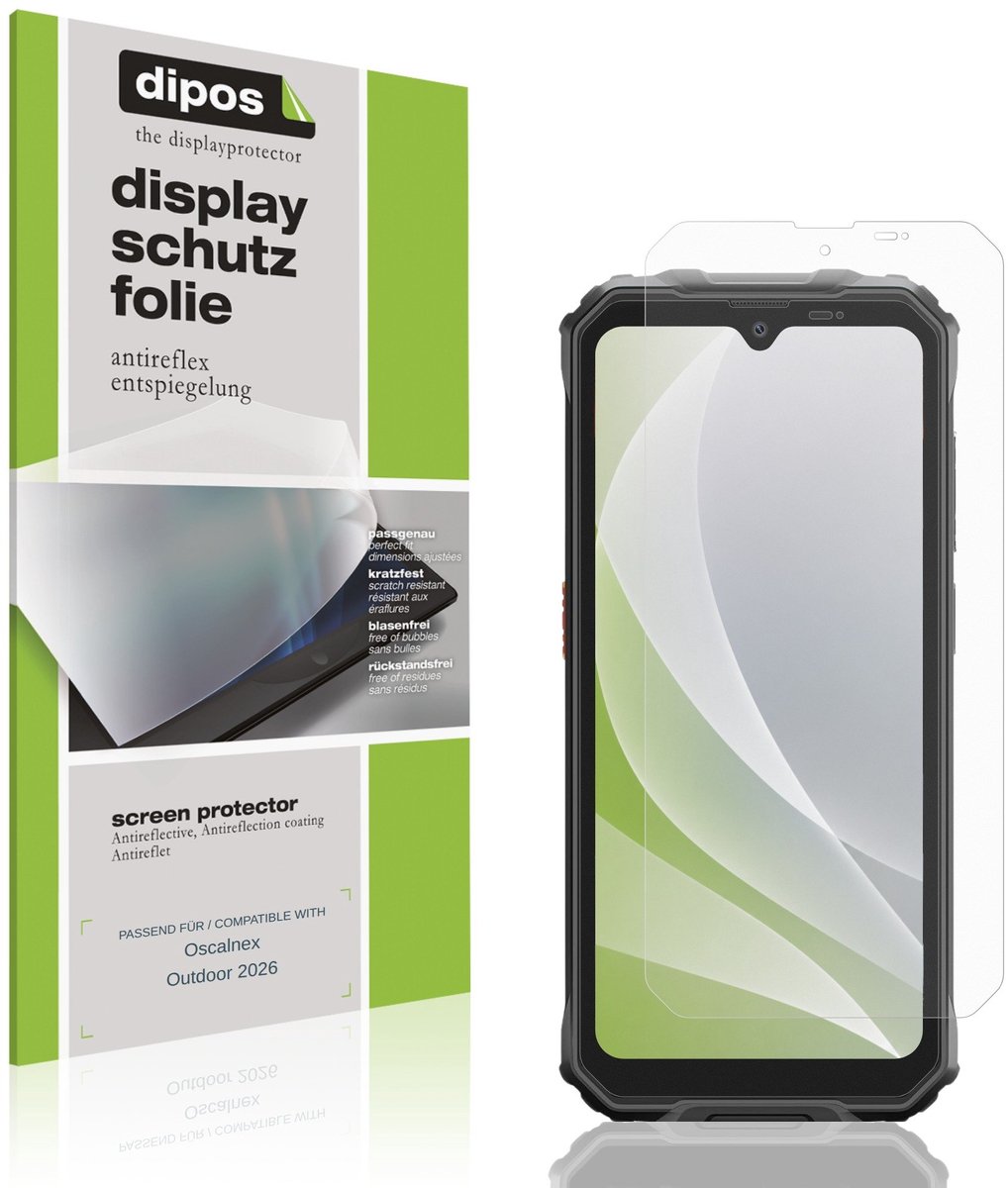 dipos – 4x Matte Beschermfolie geschikt voor Oscalnex Outdoor 2026 | Krasbestendige & antireflecterende Screenprotector Ultra-Thin